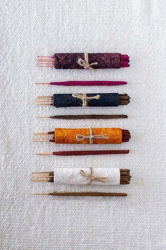 Variety Hand Rolled Incense Bundle - Explore All Scents (4 Pack)
