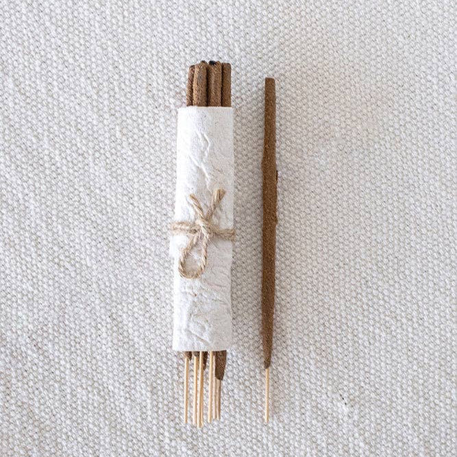 Artisanal Hand Rolled Incense - Sweet Sandalwood