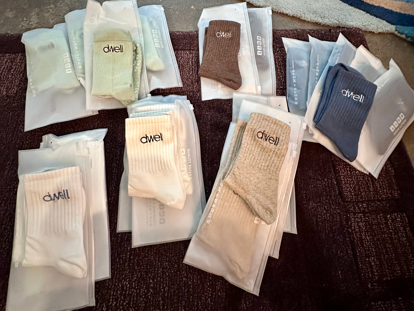 Dwell Logo Socks