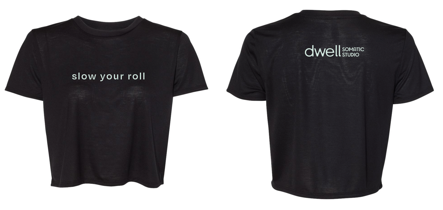 Slow Your Roll Flowy Crop