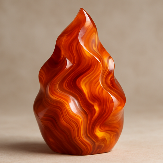 agate flame crystal