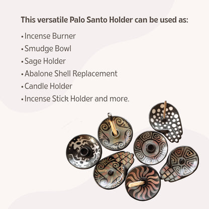 Chulucanas Ceramics Palo Santo Holder