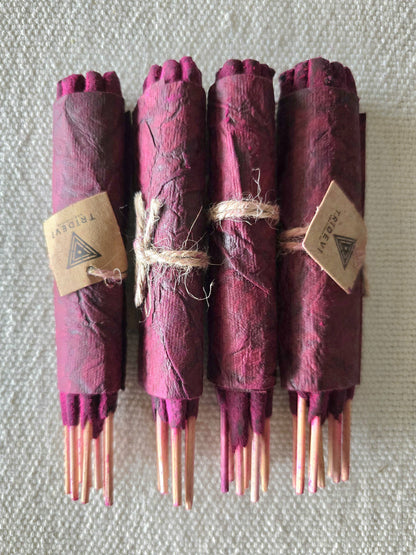 Artisanal Hand Rolled Incense - Pure Rose