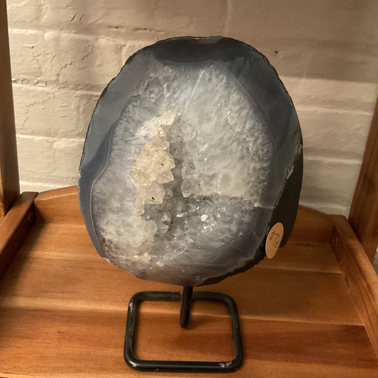 small mineral on stand